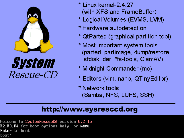 Boot Windows From System Rescue Cd